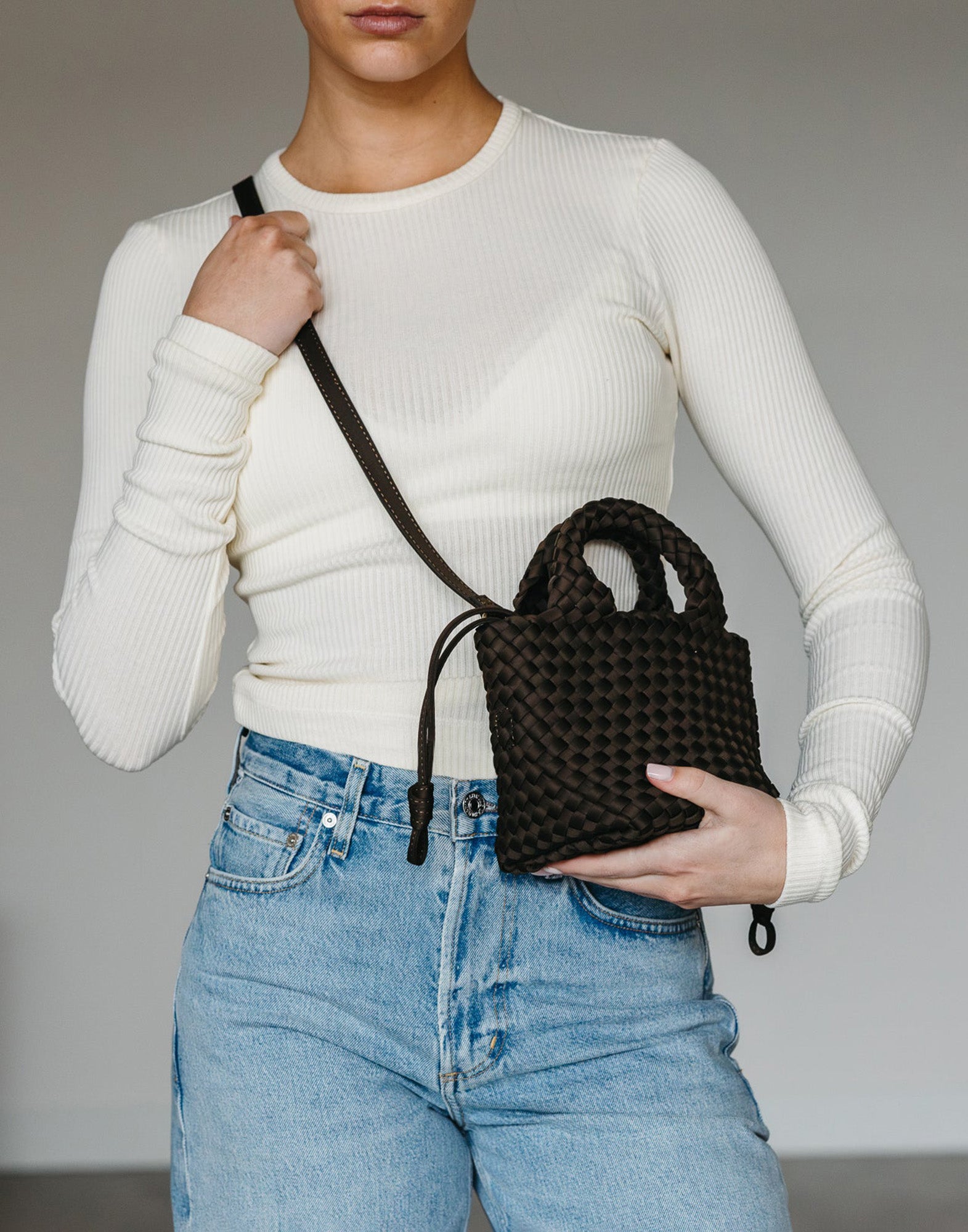 MARREA Mini Shopping con Tracolla Espresso Yourself