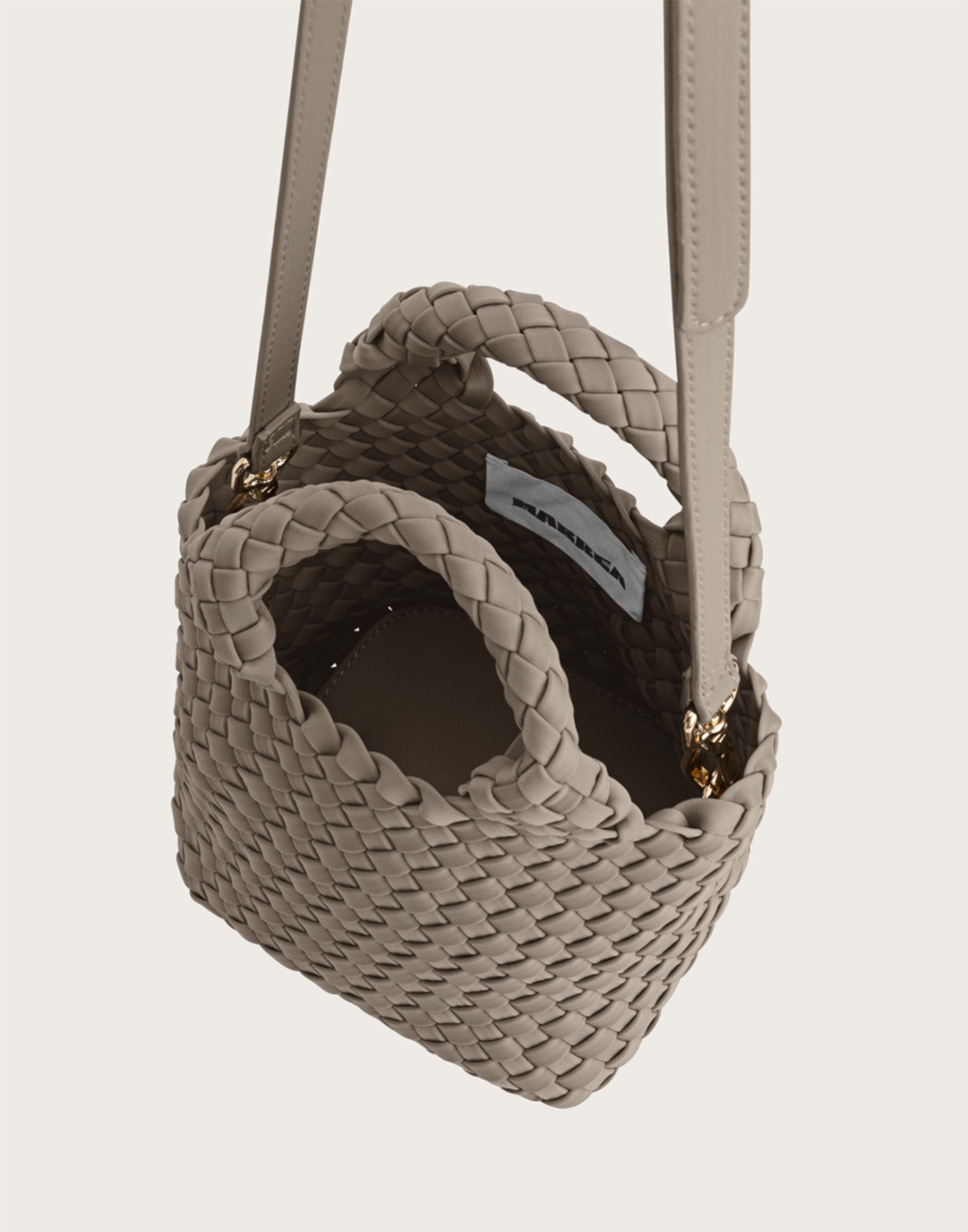 MARREA Mini Shoppping con Tracolla Taupe Secret