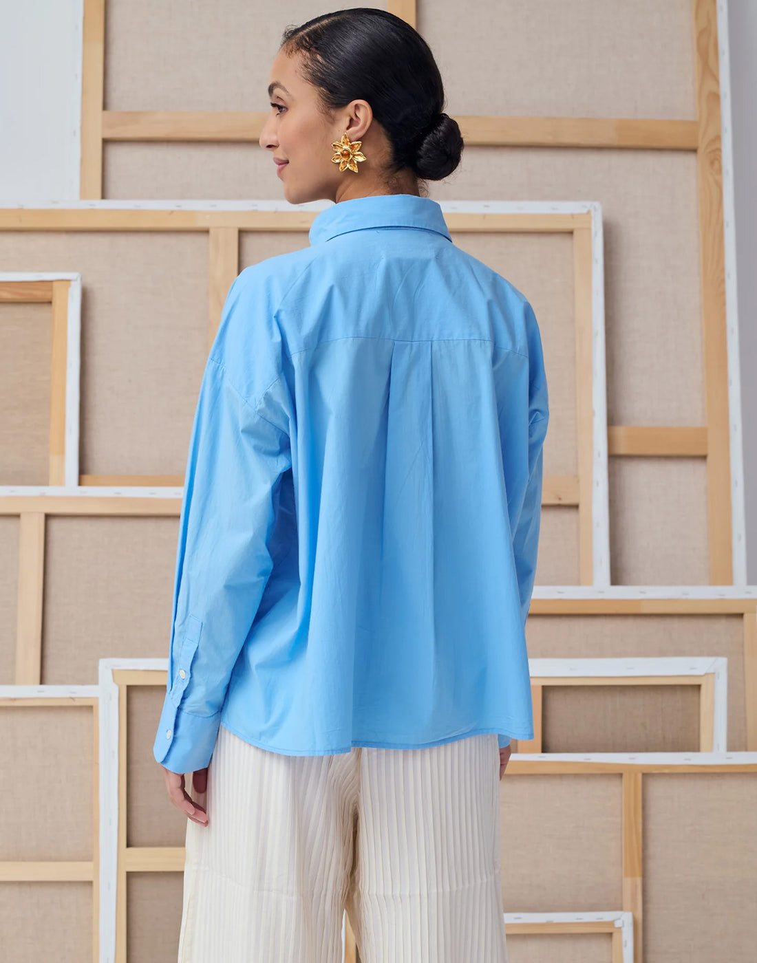 MII Camicia Greta "Le Muguet" Sky Blue
