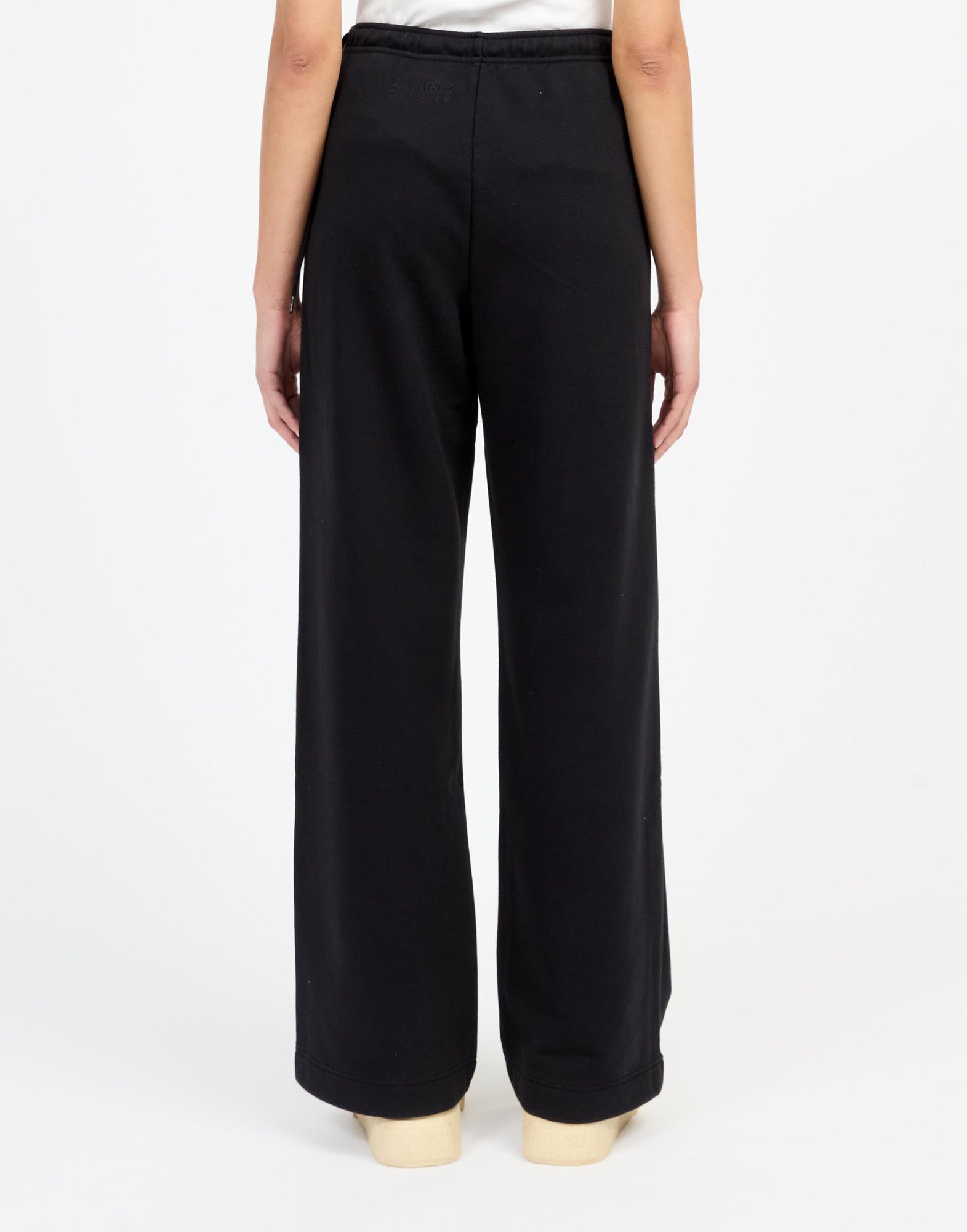 MM6 MAISON MARGIELA Pantaloni Ampi in Felpa Neri