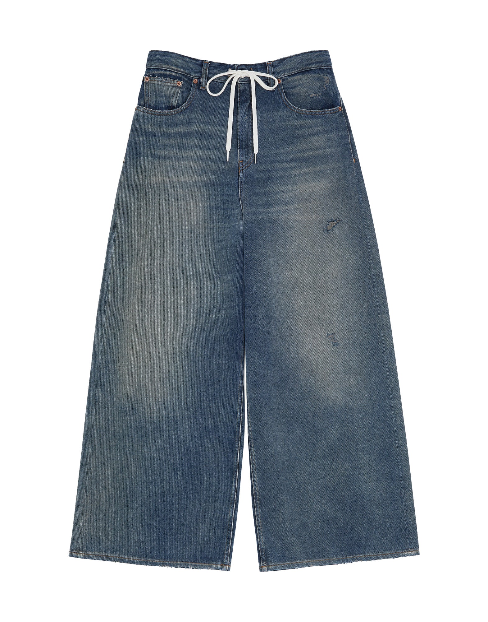 MM6 MAISON MARGIELA Jeans con Coulisse Grey Blue
