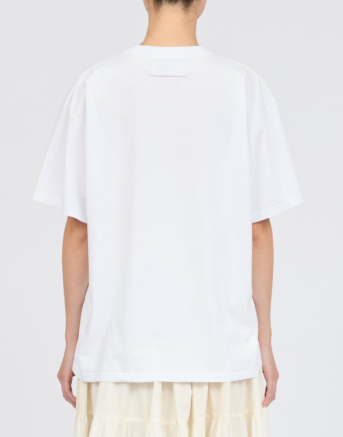 T-shirt MM6 MAISON MARGIELA à logo numérique blanc