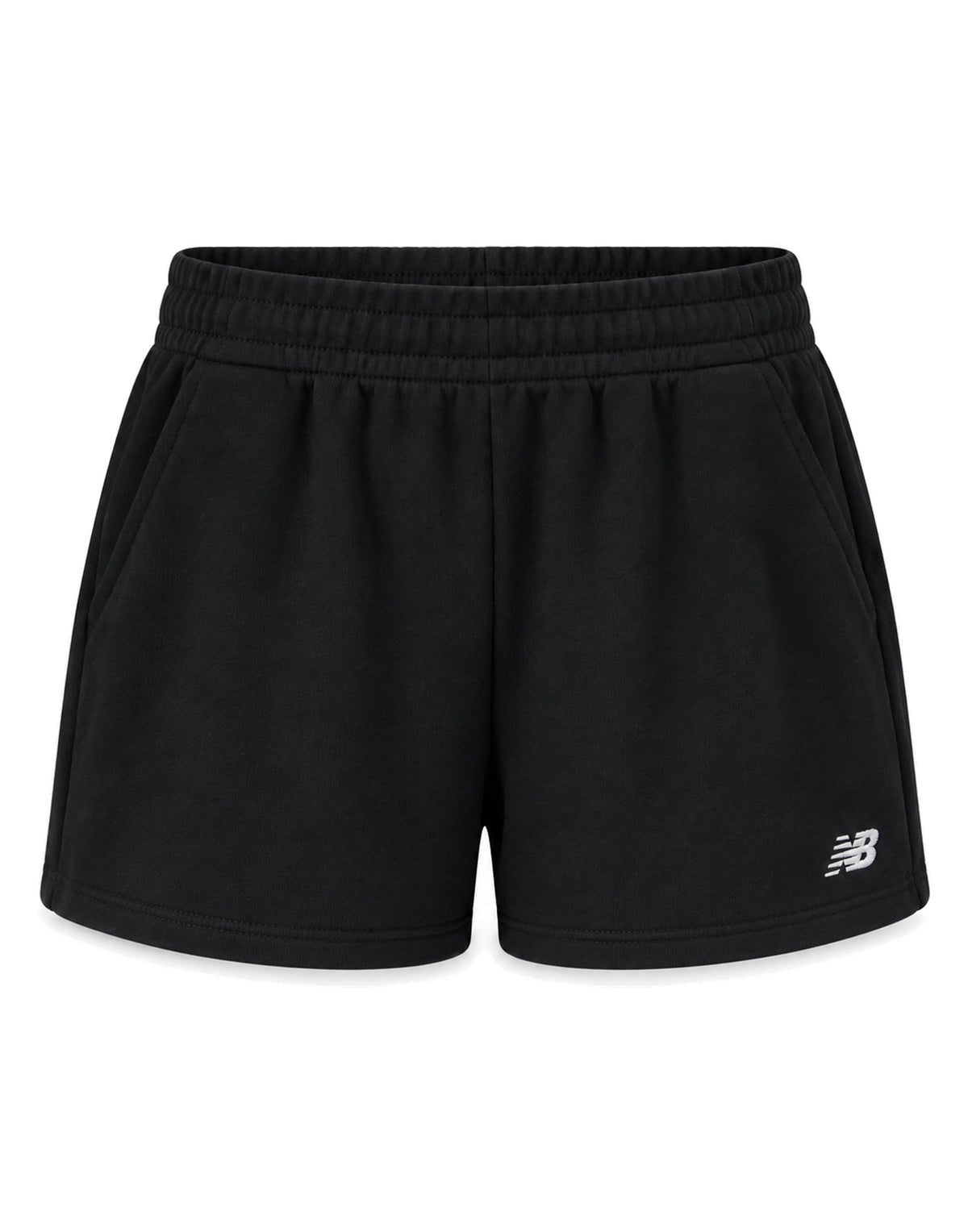 NEW BALANCE Shorts Sport Essentials in French Terry Nero