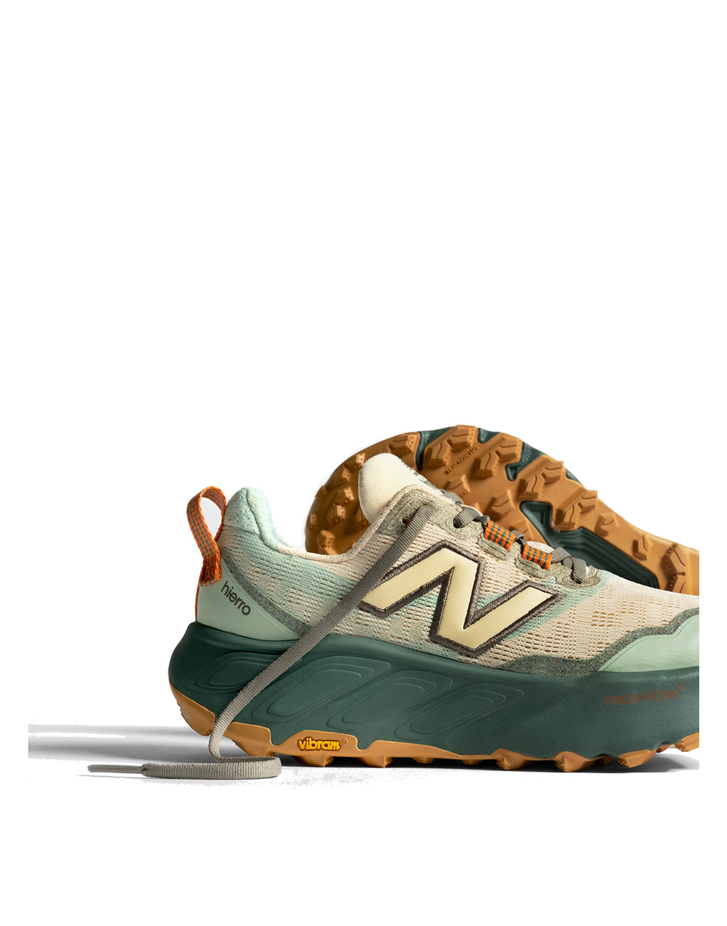 NEW BALANCE Scarpe Trail Hierro Beige e Verde