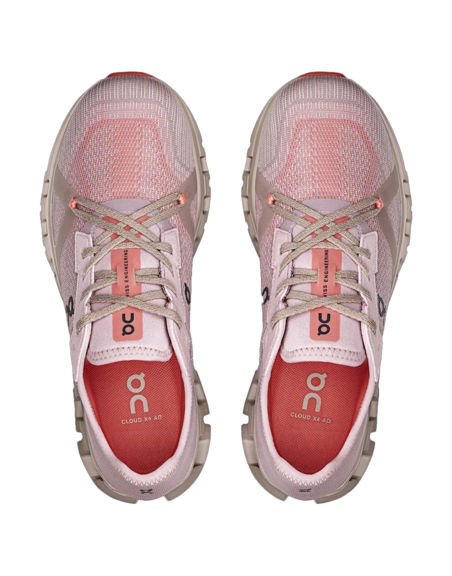 ON Sneakers Cloud X 4 AD Mauve Salmon