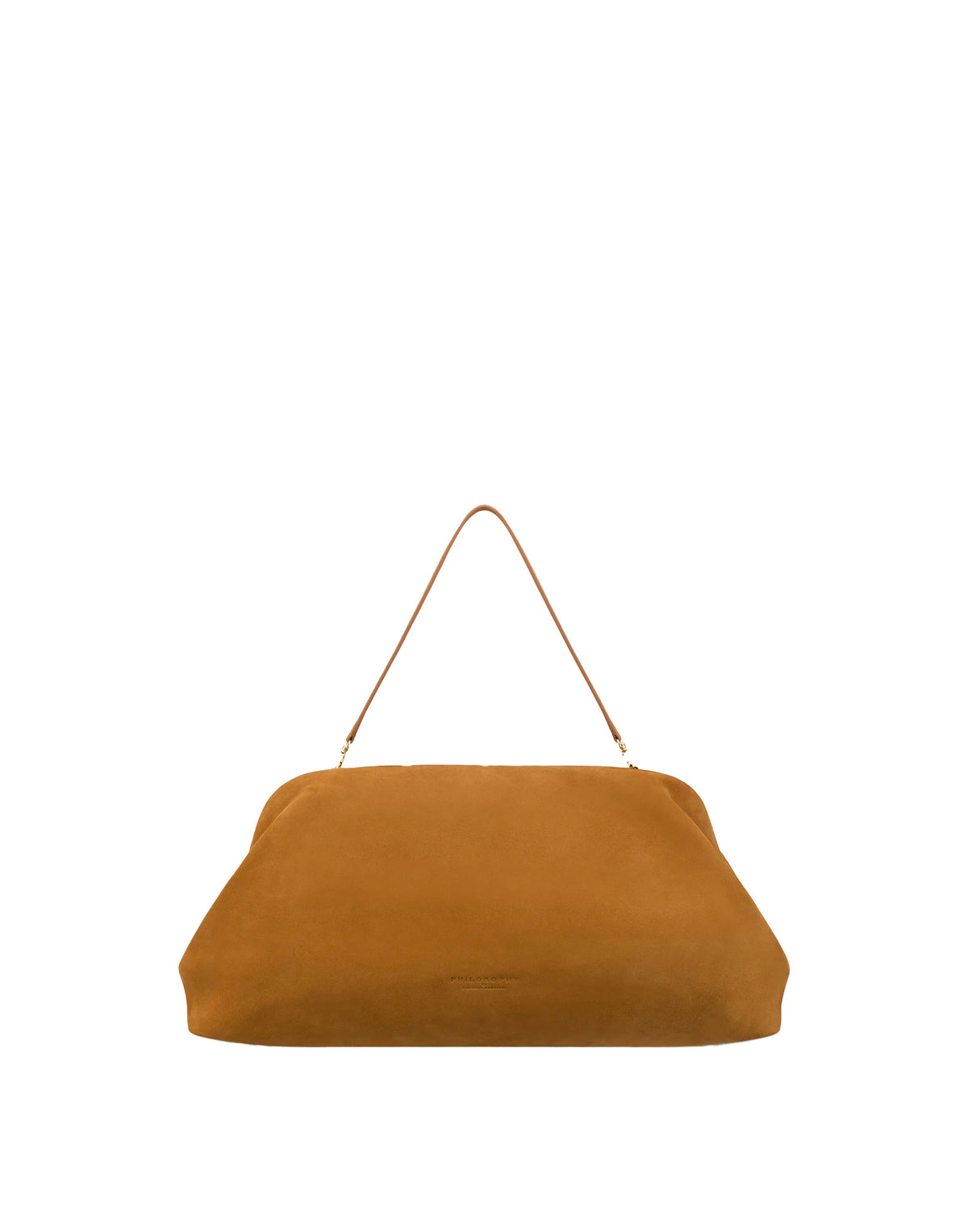 PHILOSOPHY Lauren Bag Medium in Nabuk Marrone