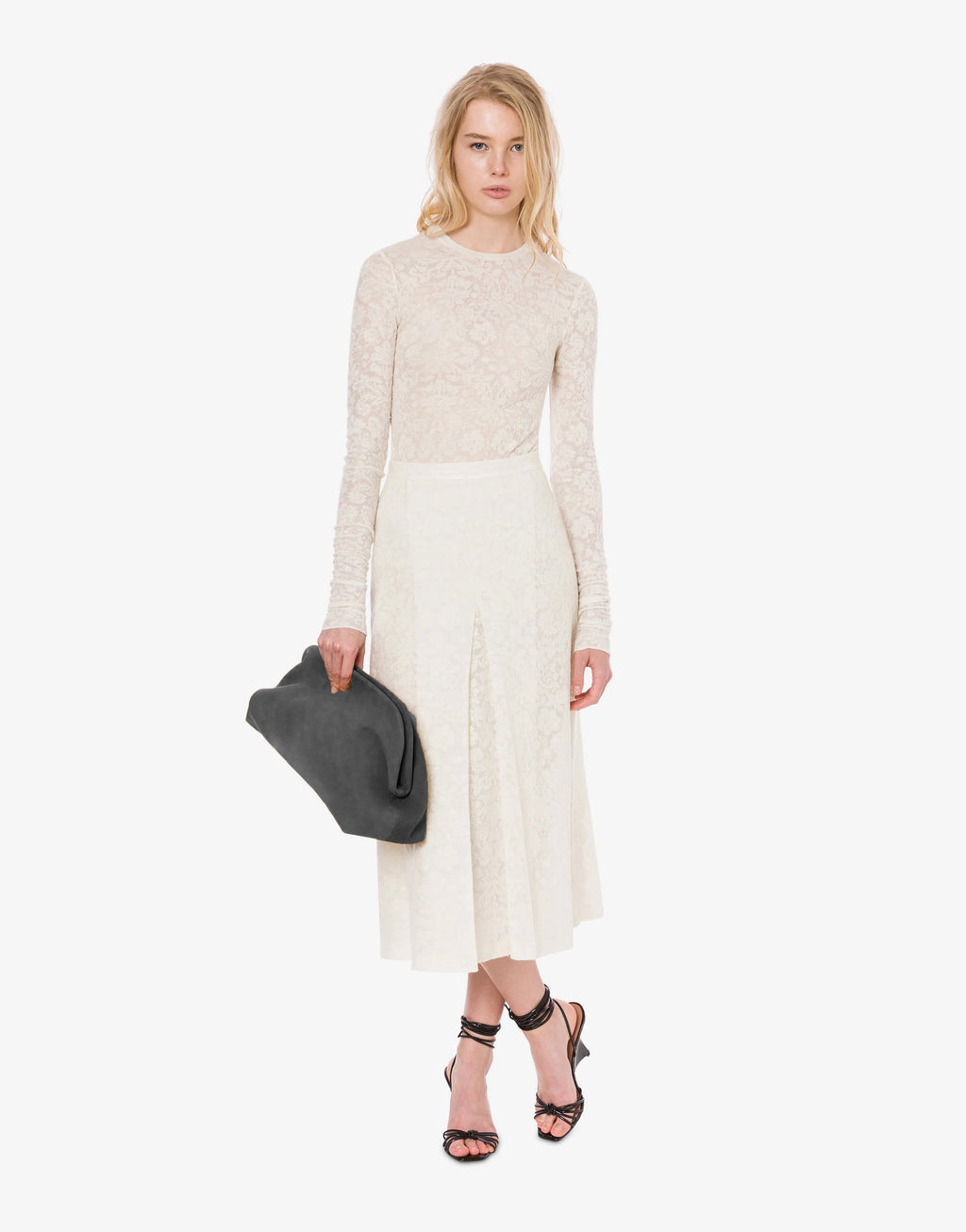 PHILOSOPHY Lauren Bag Medium in Nabuk Nero