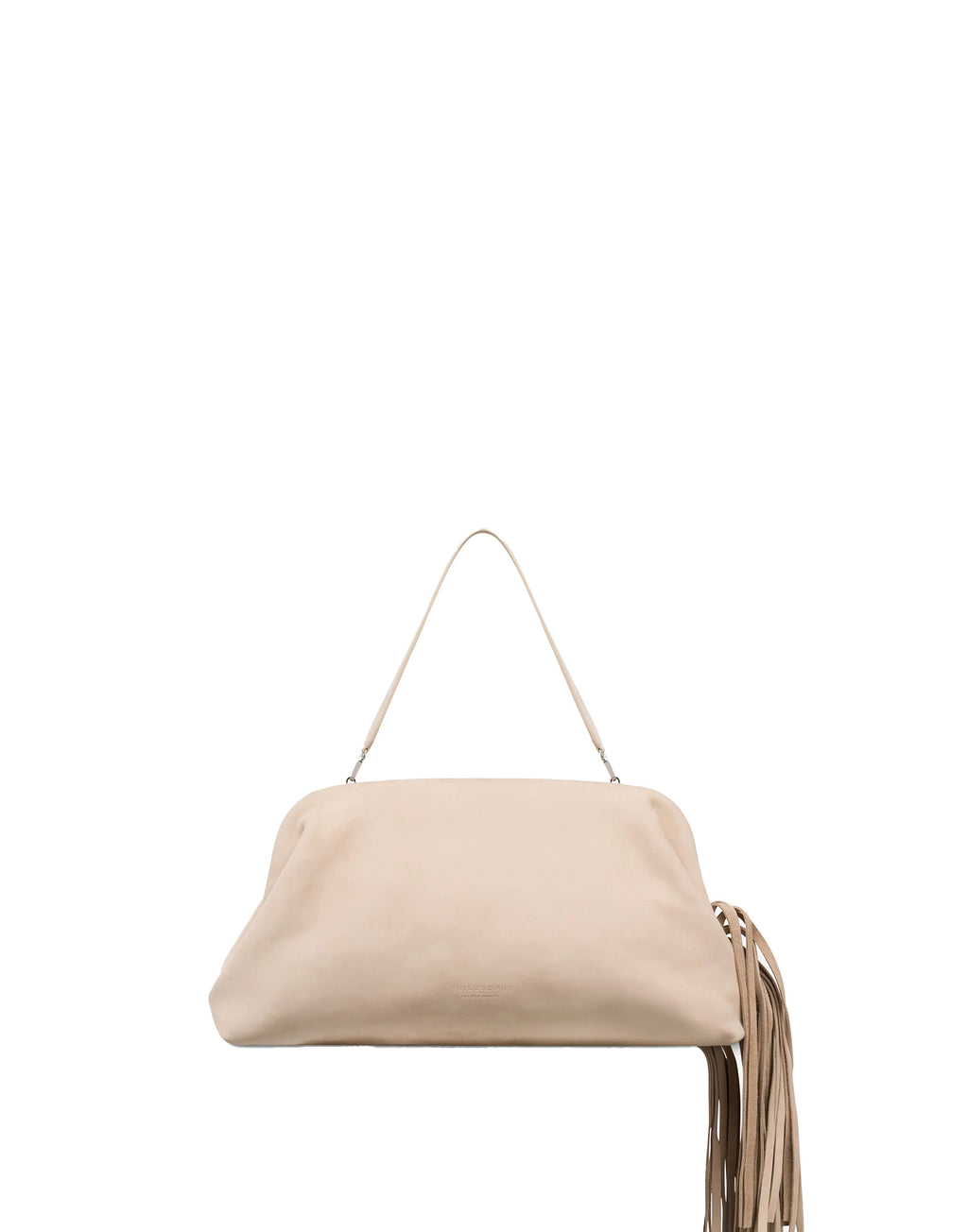 PHILOSOPHY Lauren Bag Big con Frange in Nabuk Beige