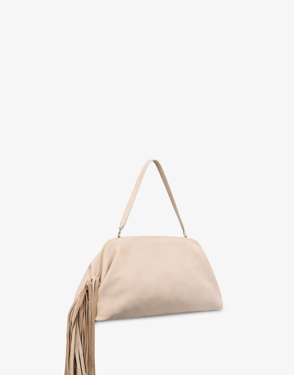 PHILOSOPHY Lauren Bag Big con Frange in Nabuk Beige