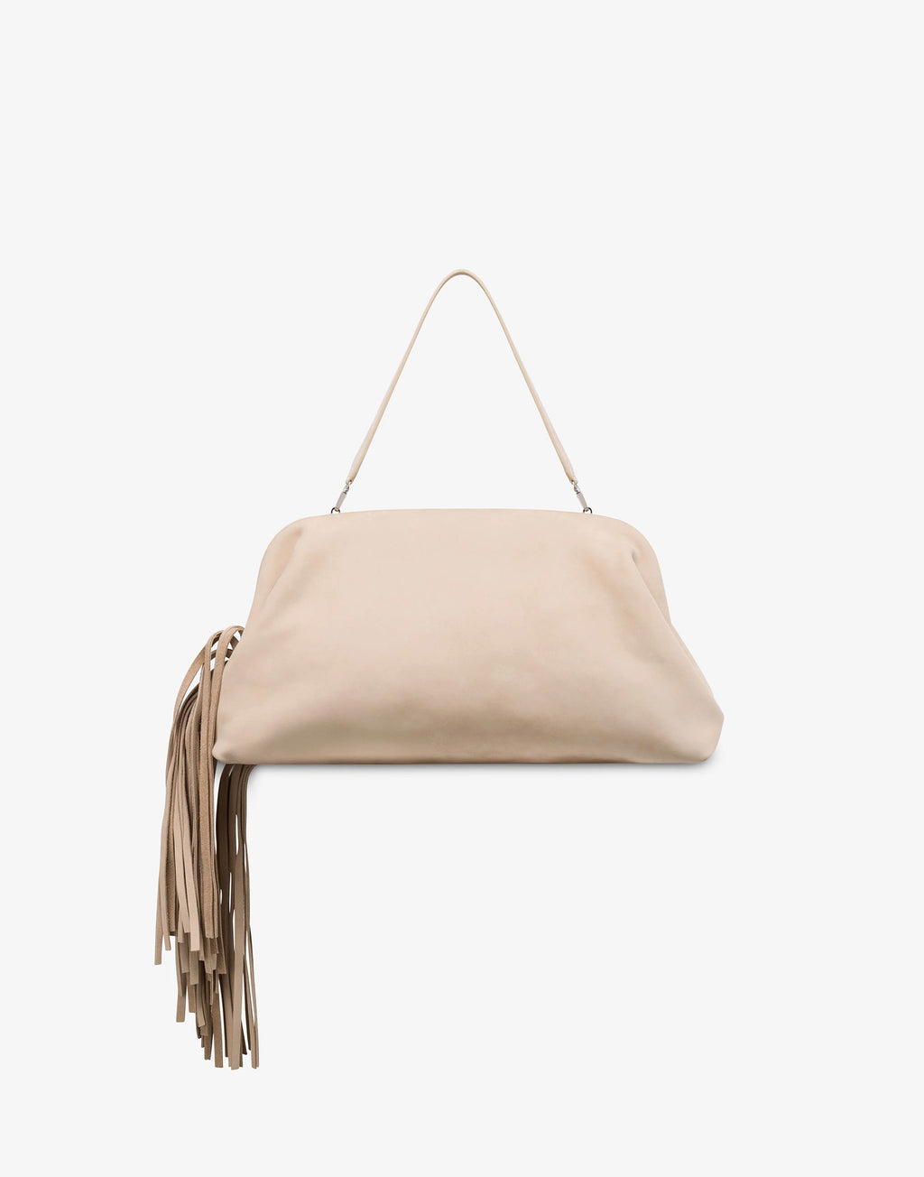 PHILOSOPHY Lauren Bag Big con Frange in Nabuk Beige