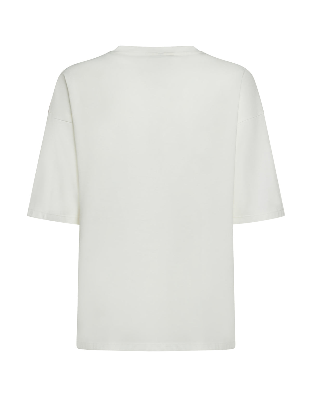 PIERRE-LOUIS MASCIA T-shirt Manica Corta in Cotone e Seta Stampata Viola