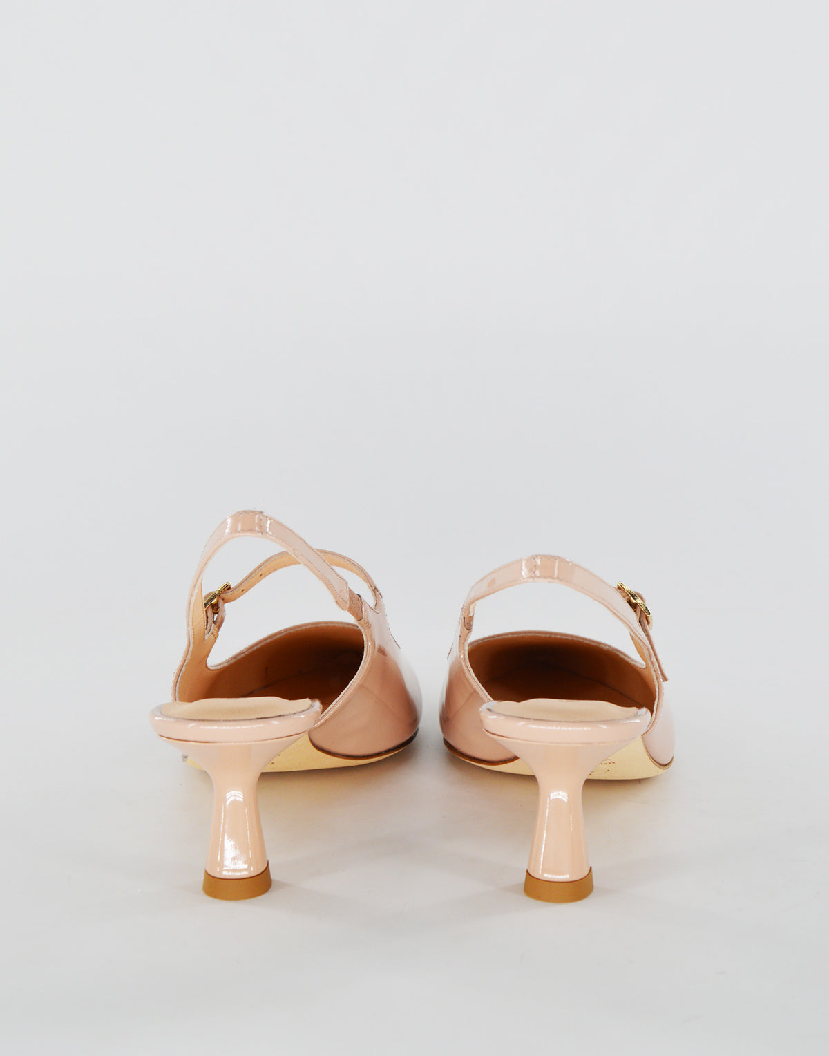 Ballerines à bout pointu en cuir verni PROSPERINE Chanel rose