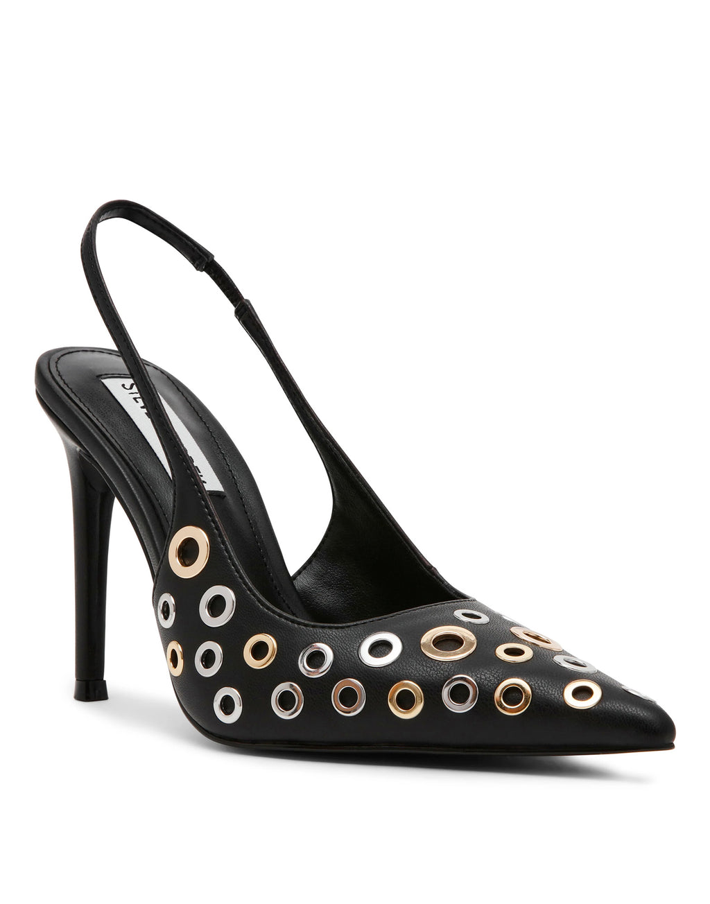 STEVE MADDEN Décolleté Slingback Alchemy Nero Argento Oro