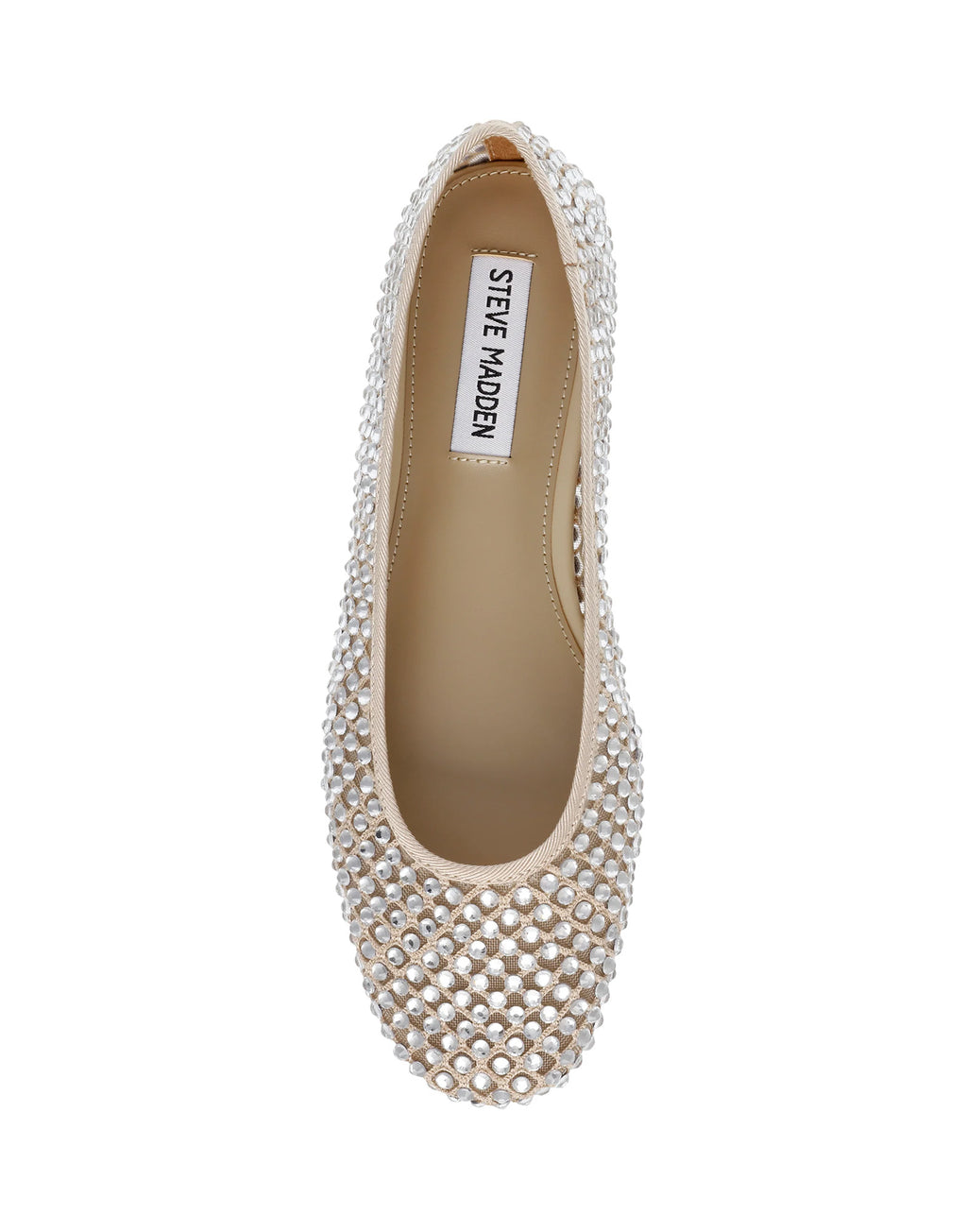 STEVE MADDEN Ballerina Marli con Strass Nude