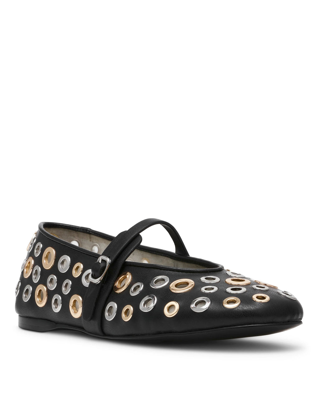 STEVE MADDEN Ballerina Rejoice-s Nero Argento Oro