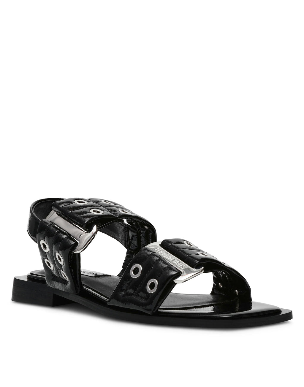 STEVE MADDEN Sandali Saria in Vernice Nera