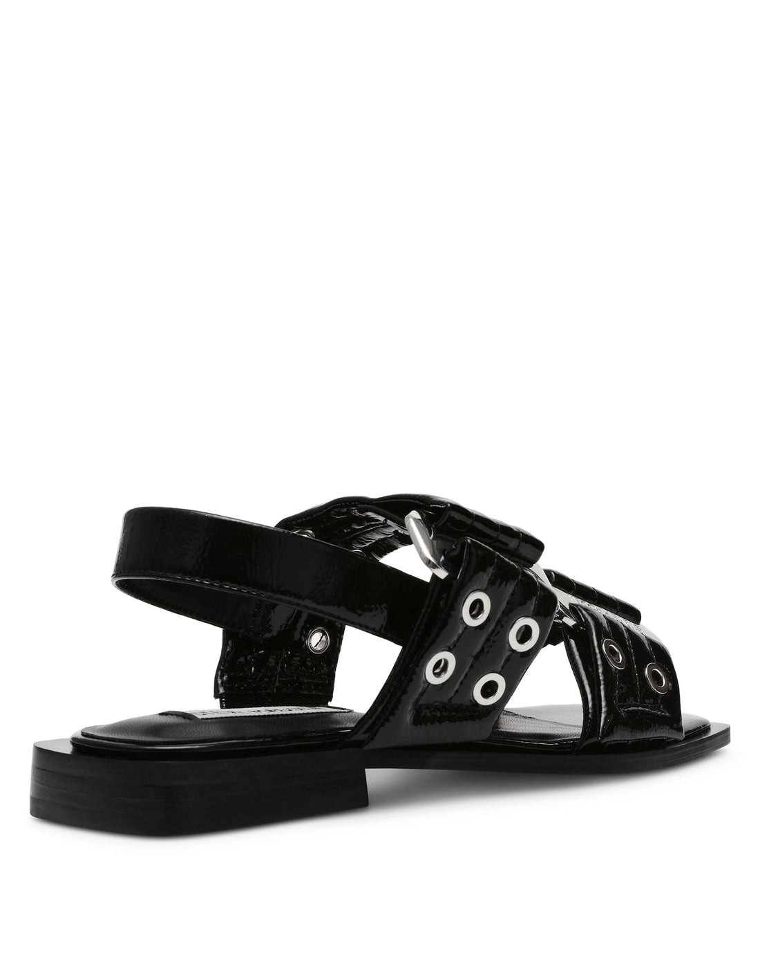 STEVE MADDEN Sandali Saria in Vernice Nera