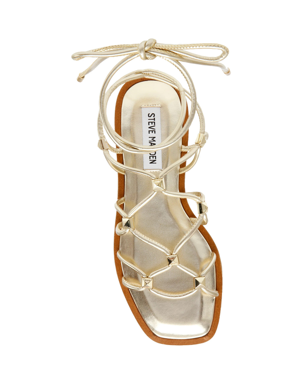 STEVE MADDEN Sandali Zippy con Laccio alla Caviglia Gold