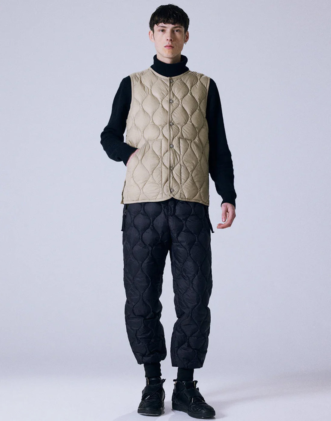 TAION Gilet Military Soft Shell Grey Beige