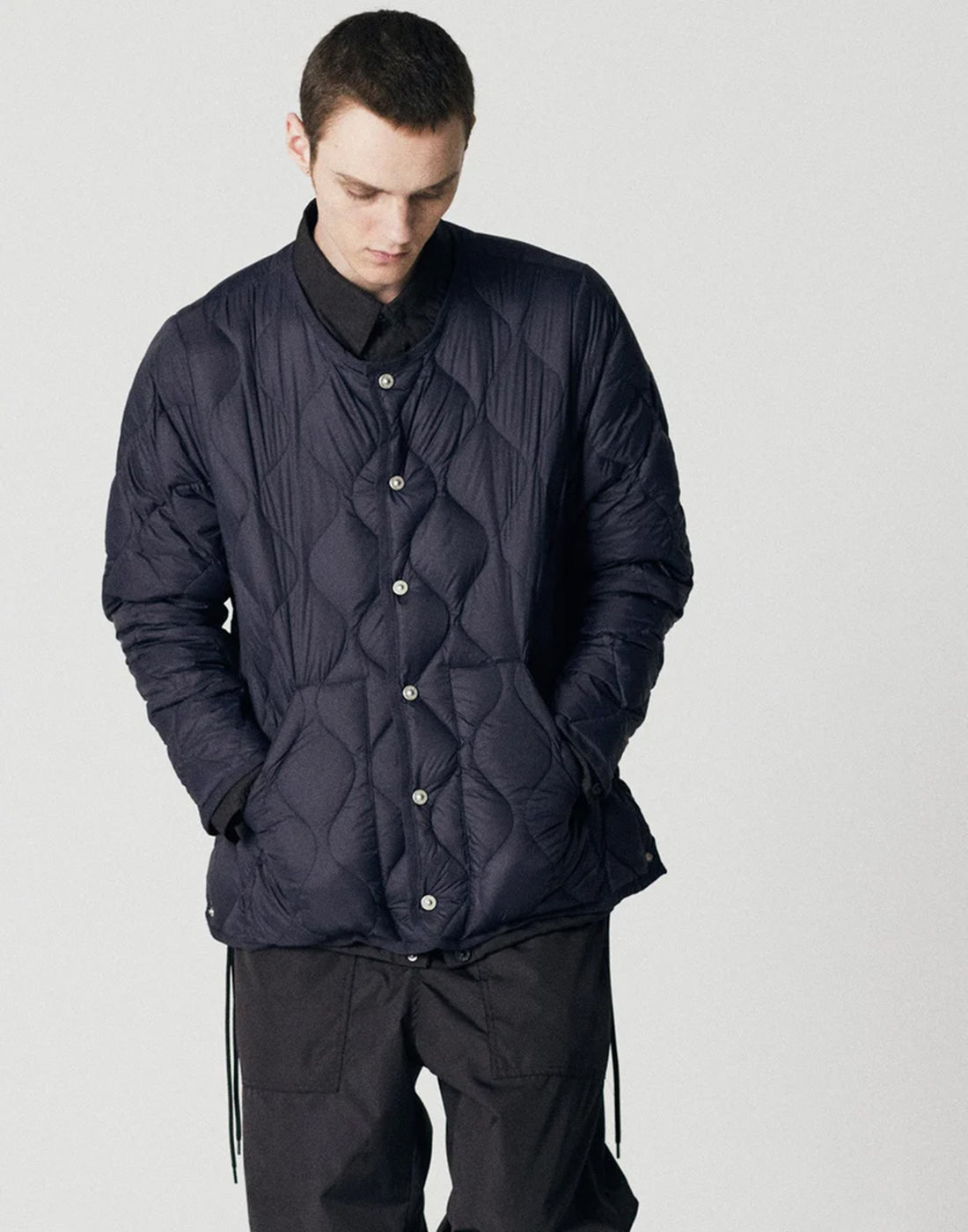 TAION Piumino Military Soft Shell Dark Navy