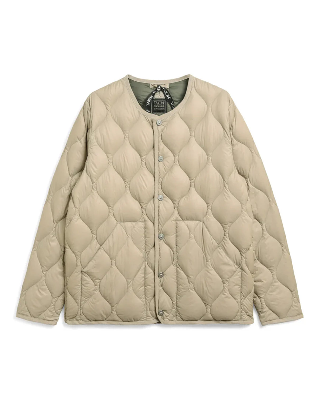 TAION Piumino Military Soft Shell Grey Beige