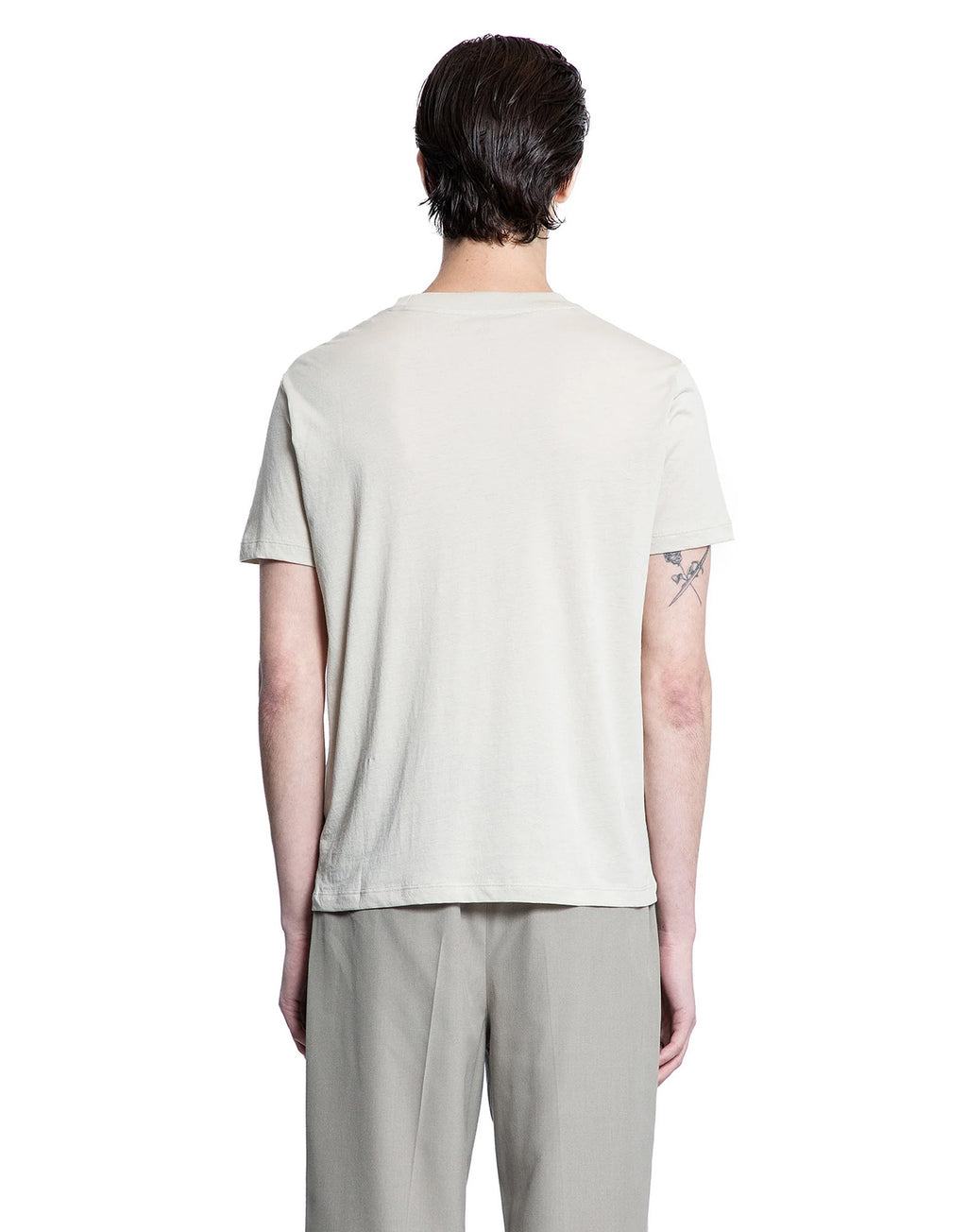 THIBAULT VAN DER STRAETE T-Shirt in Jersey di Cotone Pima Grigio