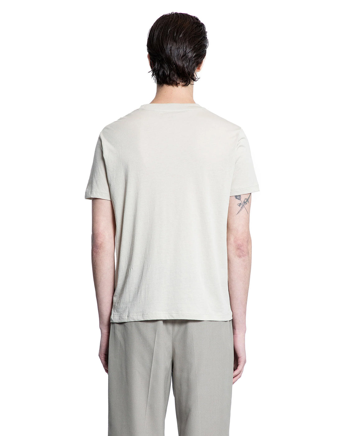 THIBAULT VAN DER STRAETE T-Shirt in Jersey di Cotone Pima Grigio