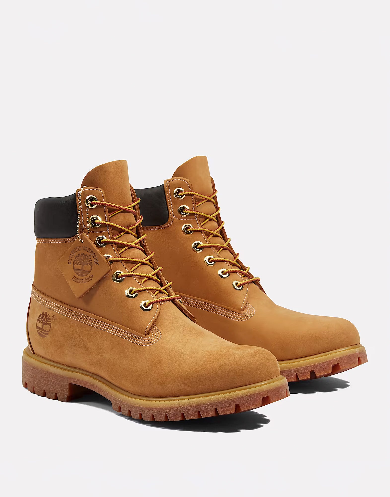 TIMBERLAND Stivale Stringato Impermeabile Premium 6-Inch Wheat