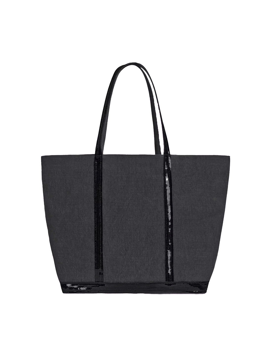 VANESSA BRUNO
Borsa Tote Cabas L in Lino con Zip Noir