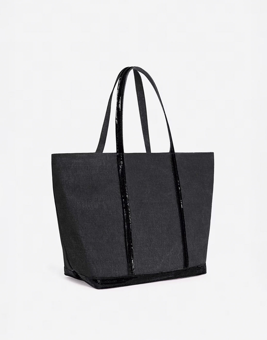 VANESSA BRUNO
Borsa Tote Cabas L in Lino con Zip Noir
