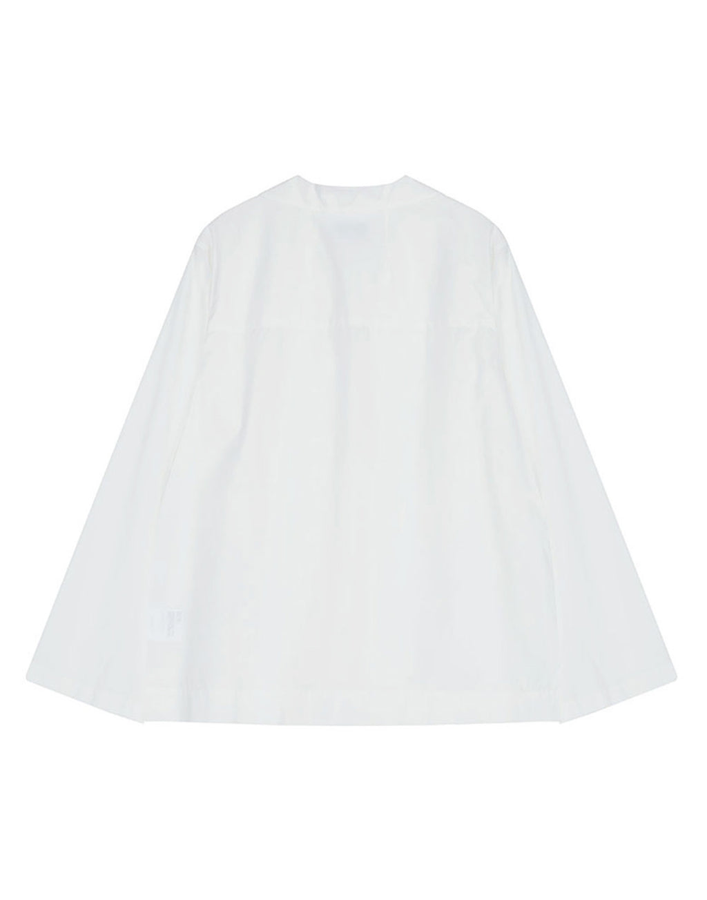 VIS A VIS Camicia in Cotone con Chiusura a Fiocchi Bianca