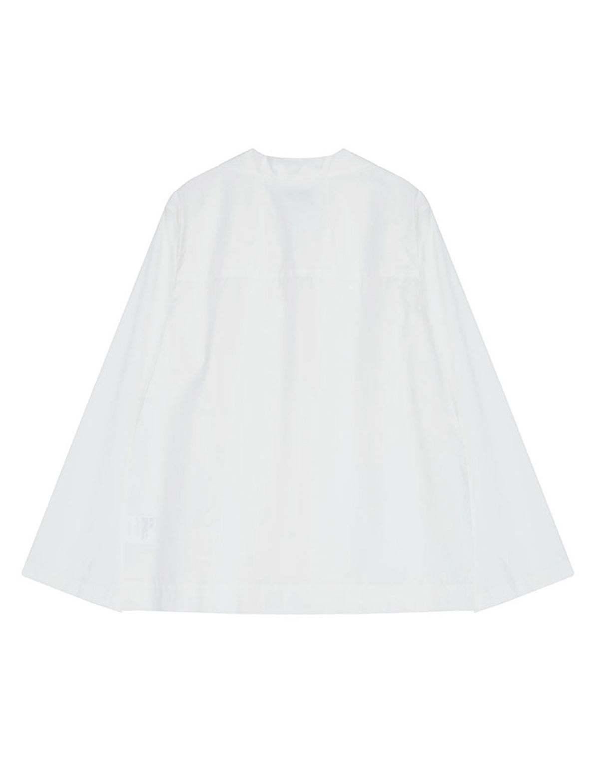 VIS A VIS Camicia in Cotone con Chiusura a Fiocchi Bianca