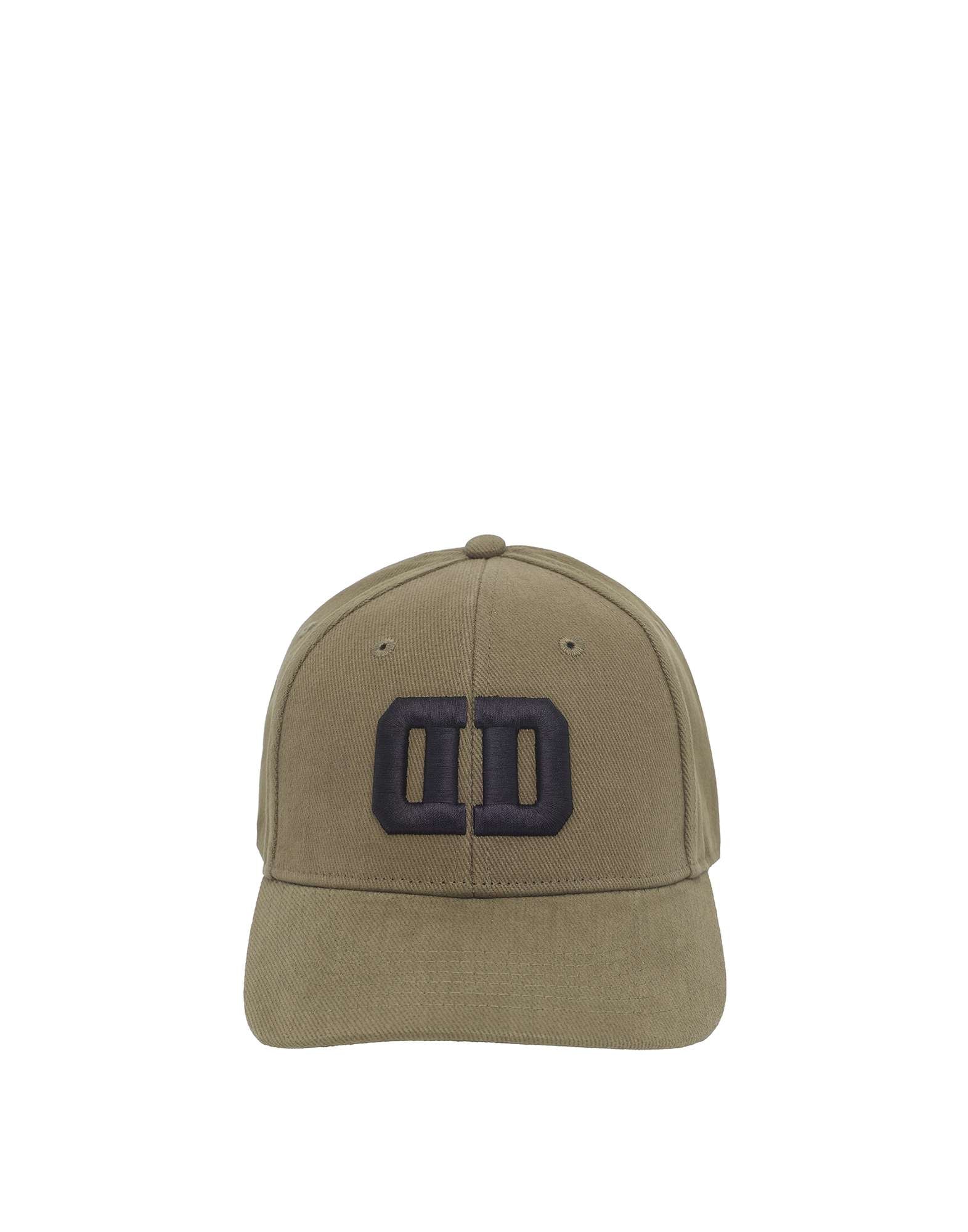 DOUUOD Cappello con Visiera Nero con Logo DD Ricamato Khaki
