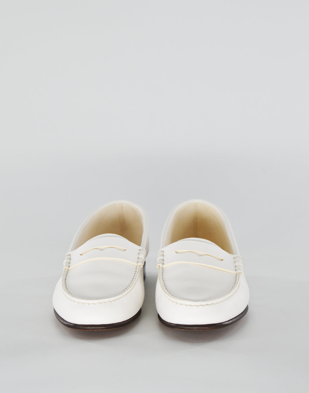 LAURENCE BRAS Mocassini Eton Bianchi