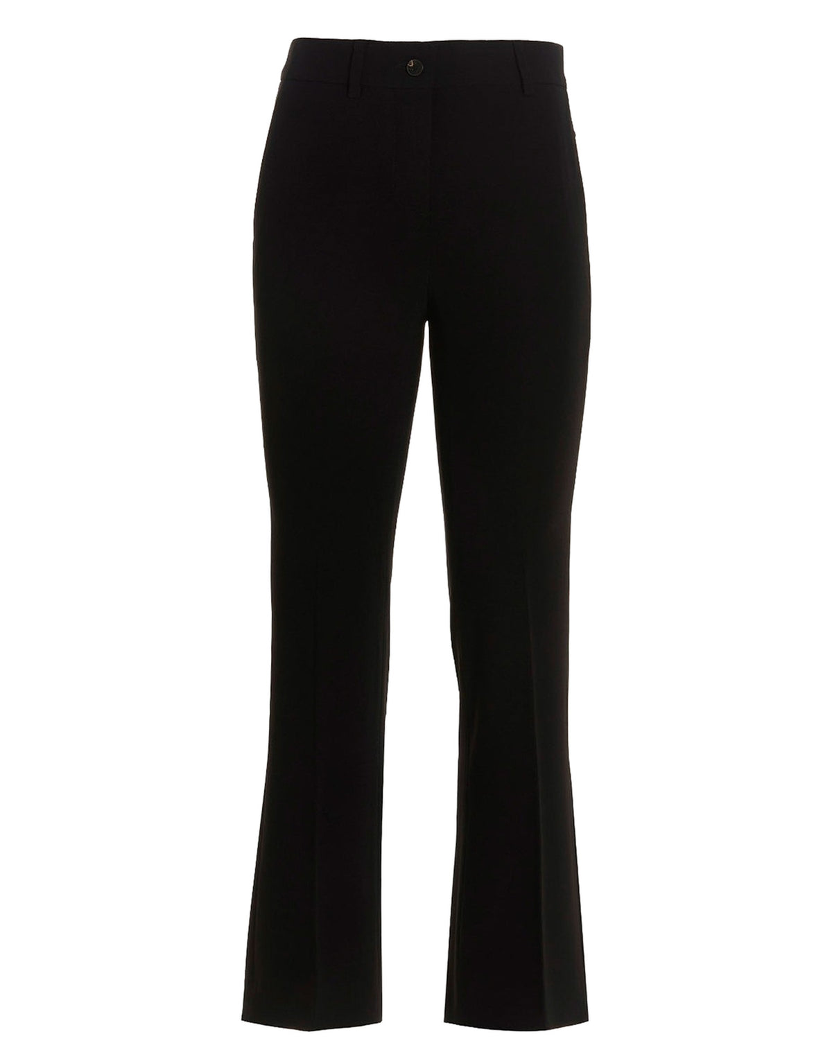 ALBERTO BIANI Pantaloni a Trombetta in Cady Nero