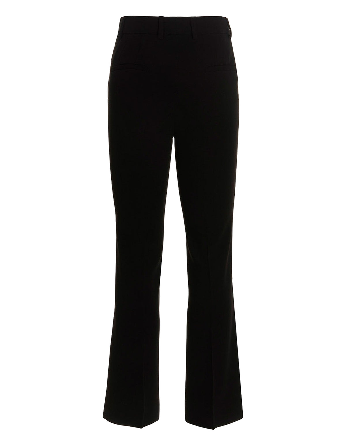 ALBERTO BIANI Pantaloni a Trombetta in Cady Nero