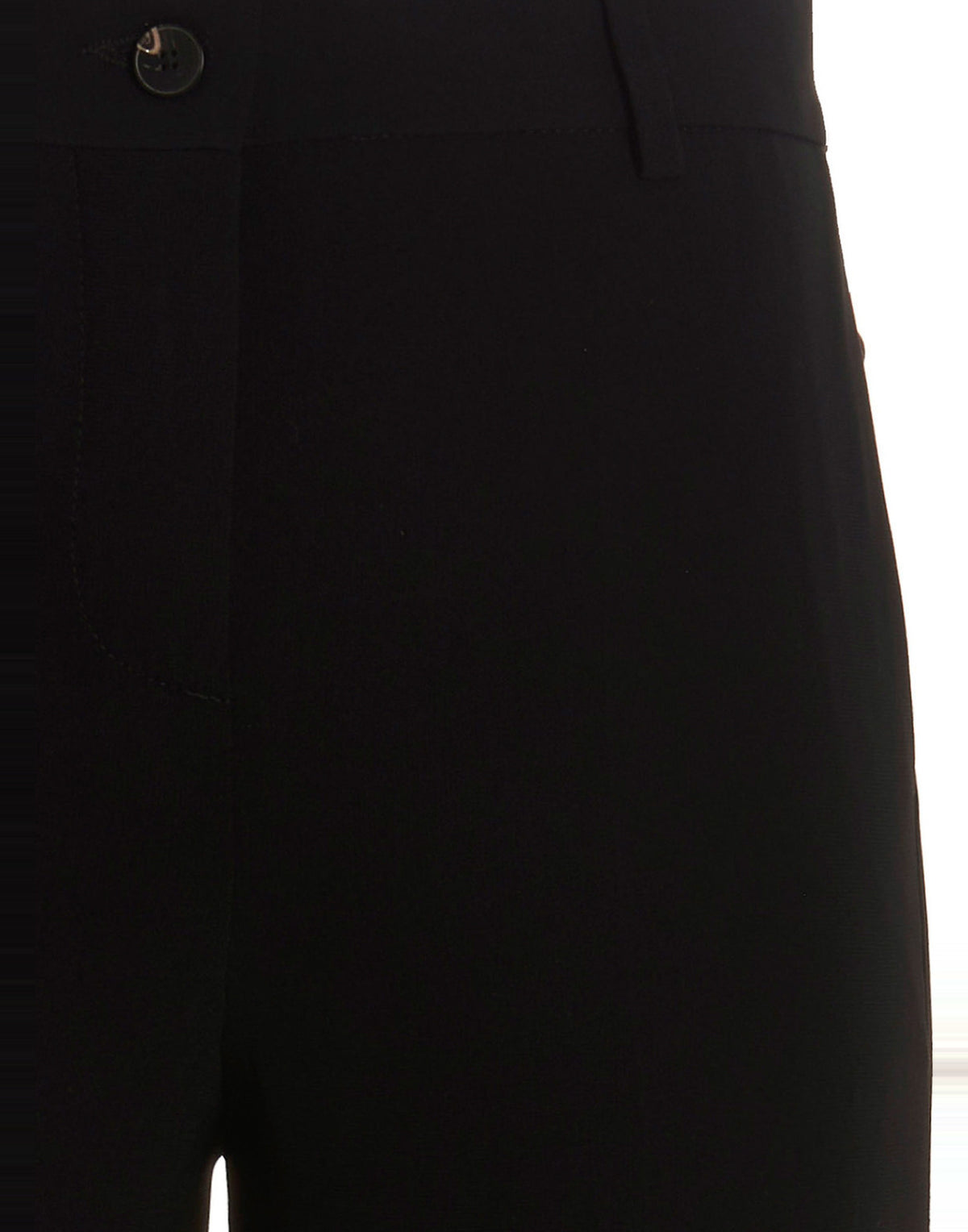 ALBERTO BIANI Pantaloni a Trombetta in Cady Nero