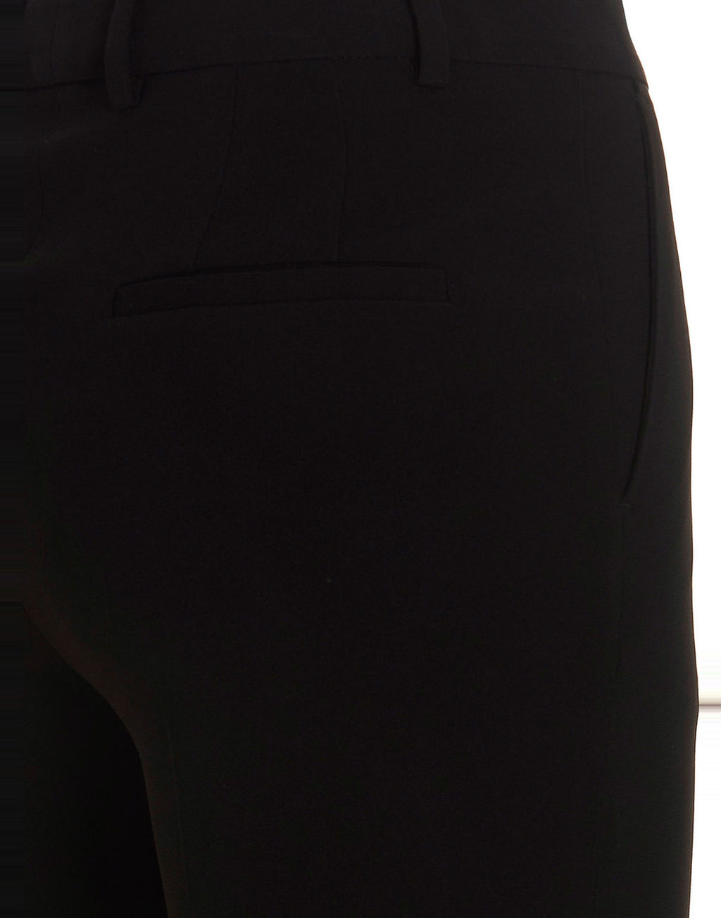 ALBERTO BIANI Pantaloni a Trombetta in Cady Nero