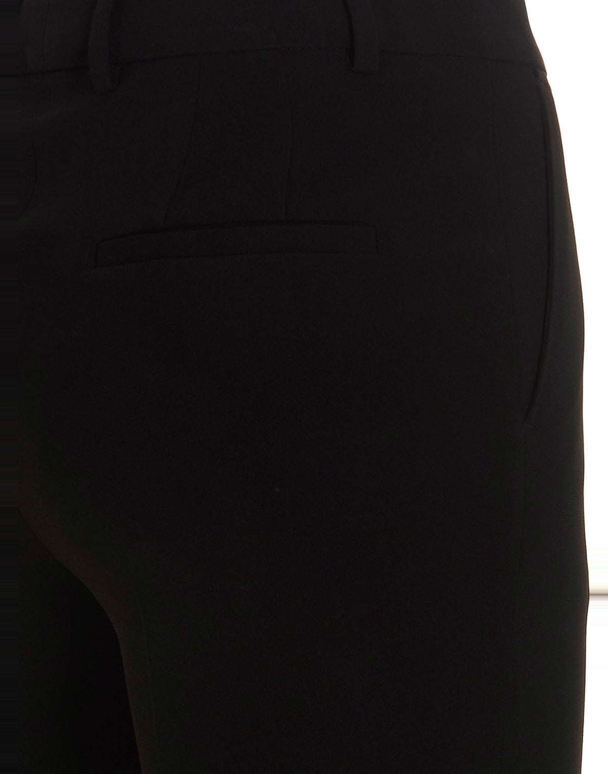 ALBERTO BIANI Pantaloni a Trombetta in Cady Nero