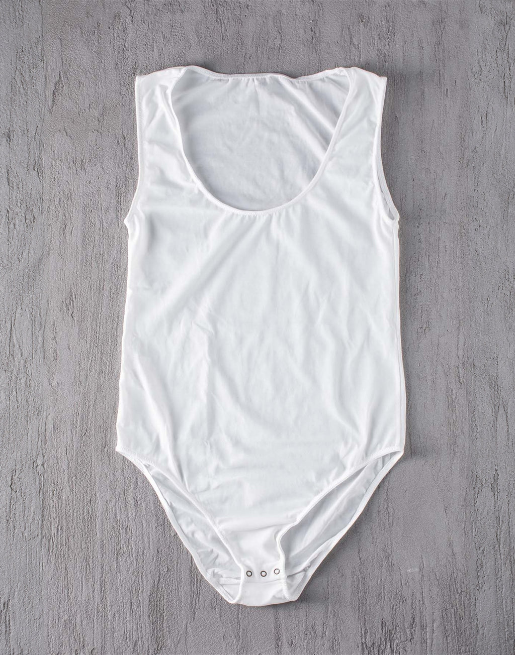 DOUUOD Body in Tulle Elasticizzato Bianco