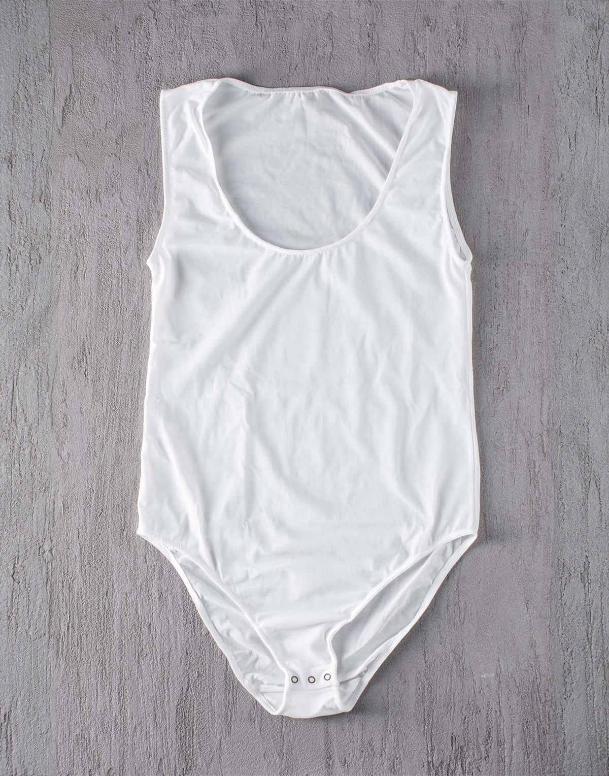 DOUUOD Body in Tulle Elasticizzato Bianco
