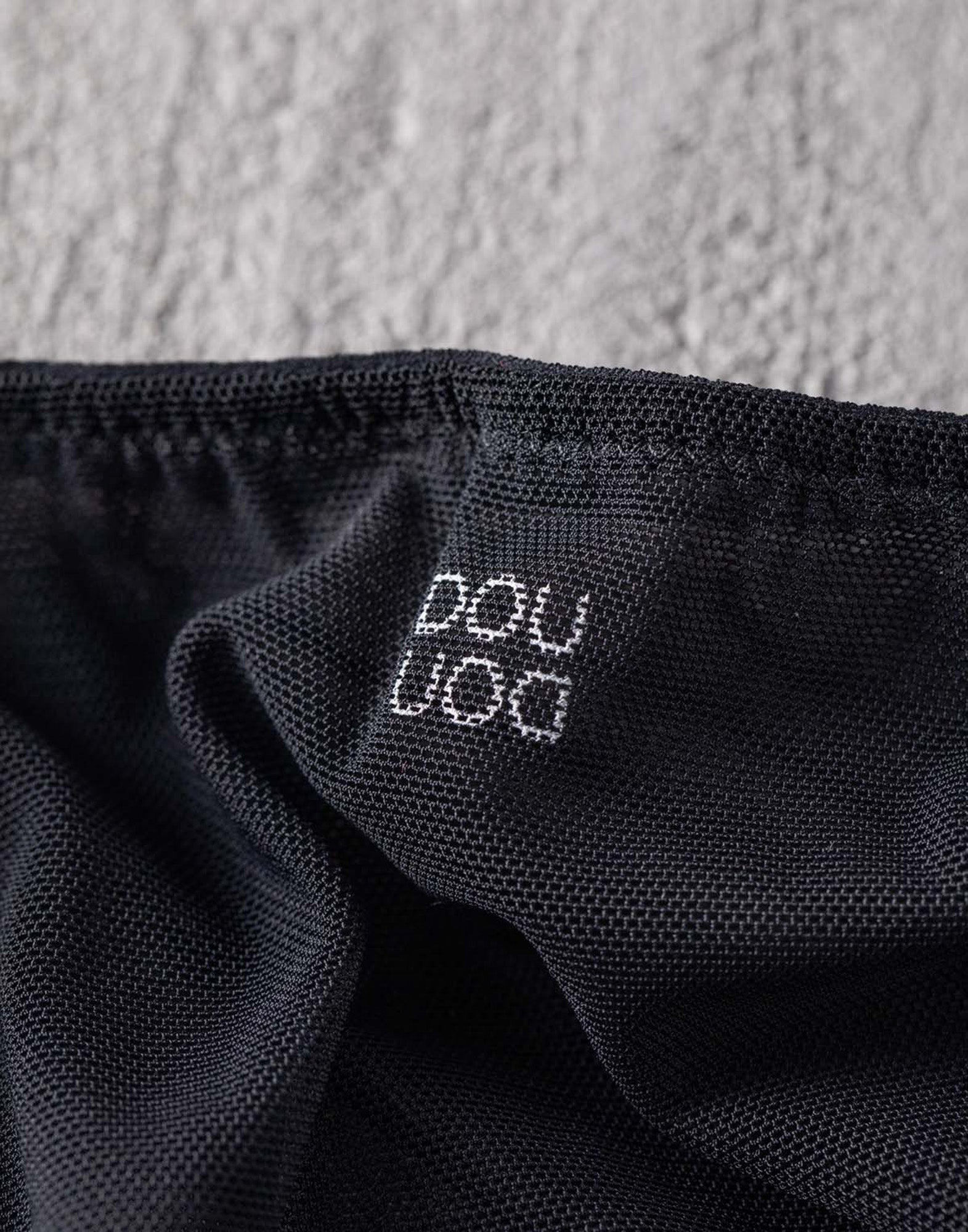 DOUUOD Slip a Culotte in Tulle Elasticizzato Nero