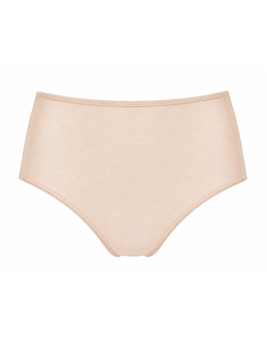 DOUUOD Slip a Culotte in Tulle Elasticizzato Nude