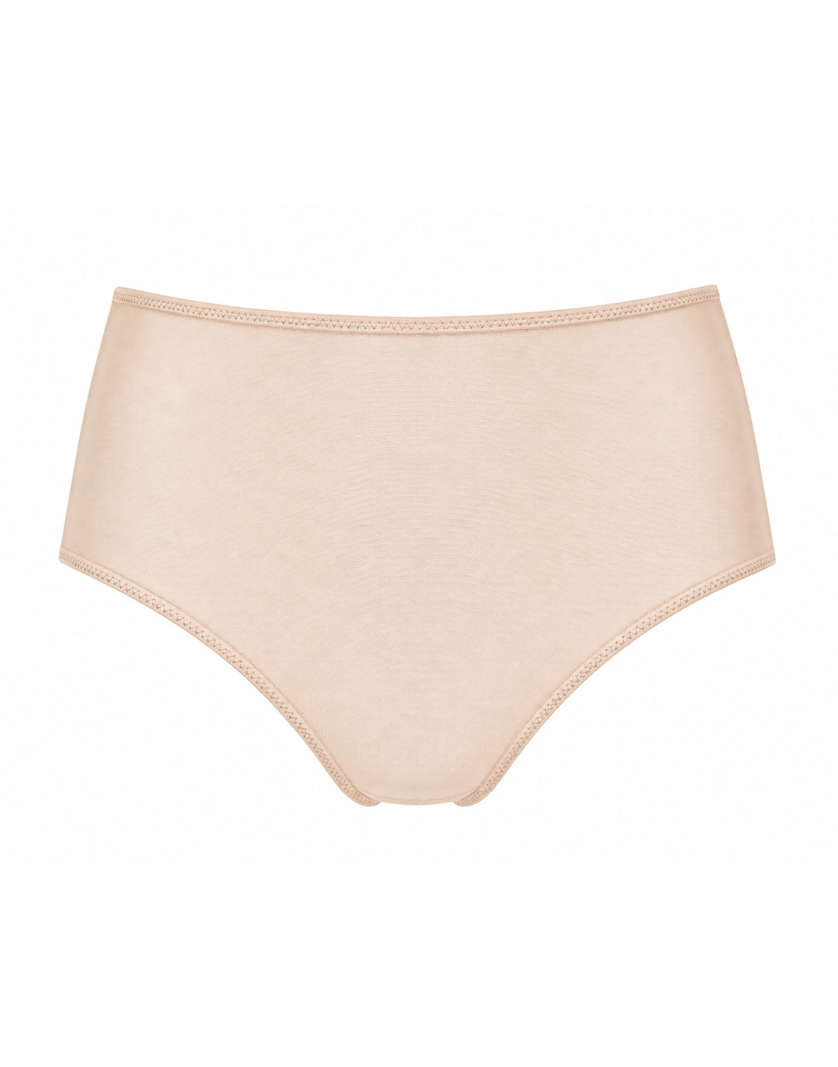 DOUUOD Slip a Culotte in Tulle Elasticizzato Nude
