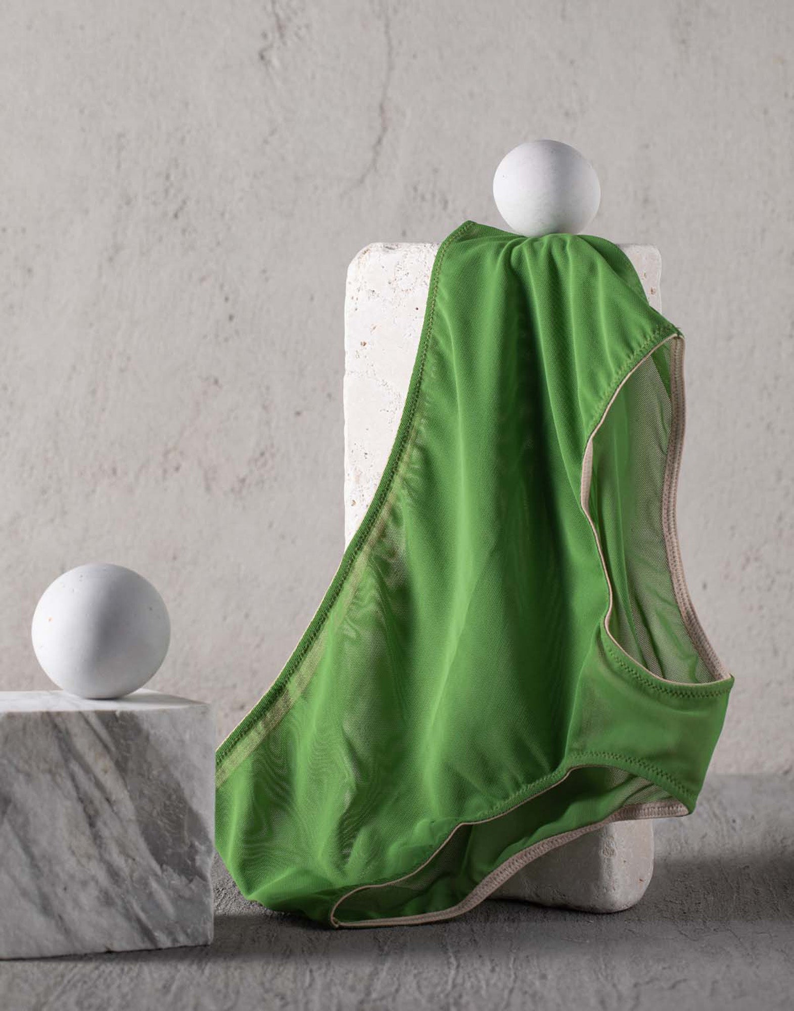 DOUUOD Slip a Culotte in Tulle Elasticizzato Verde