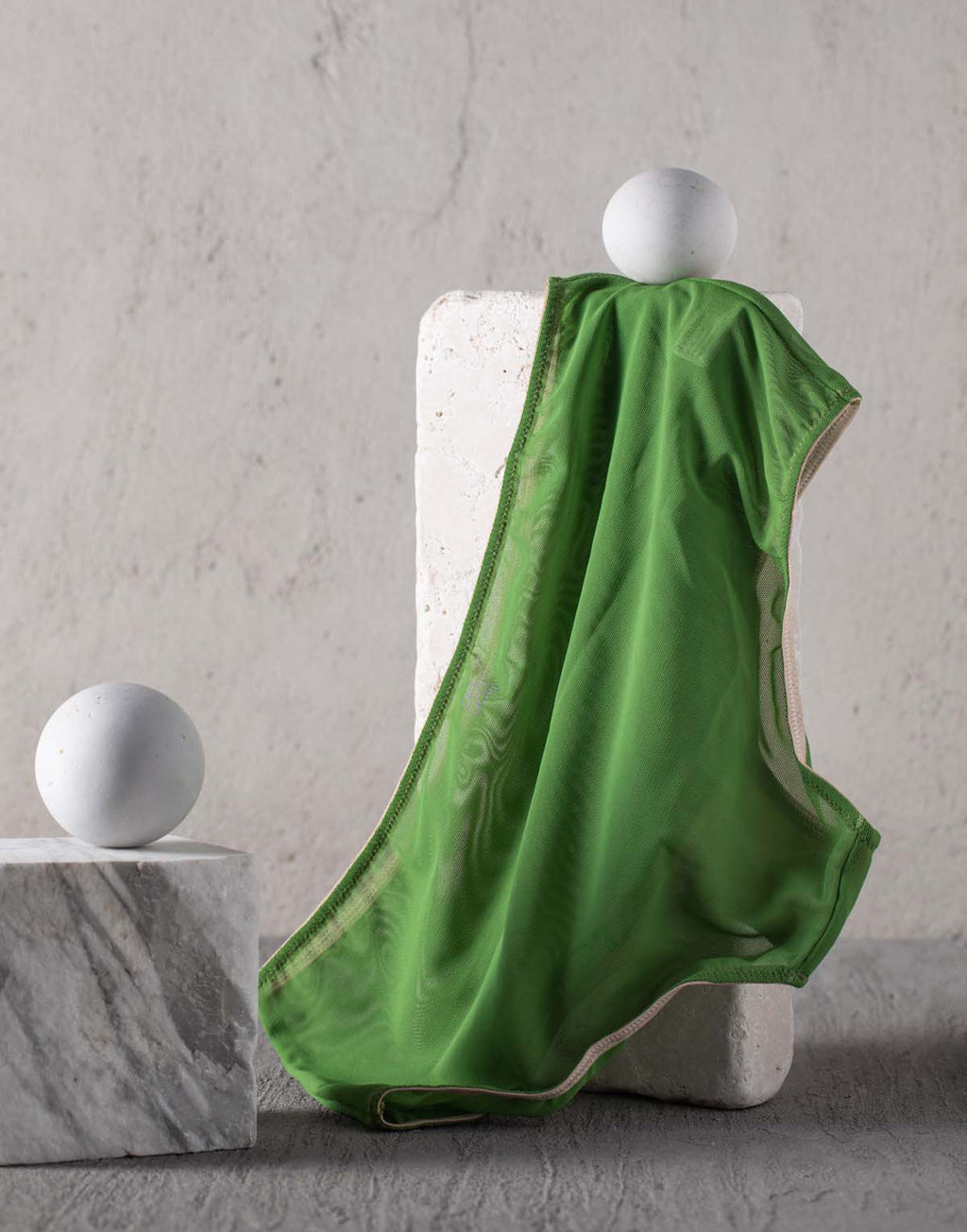 DOUUOD Slip a Culotte in Tulle Elasticizzato Verde