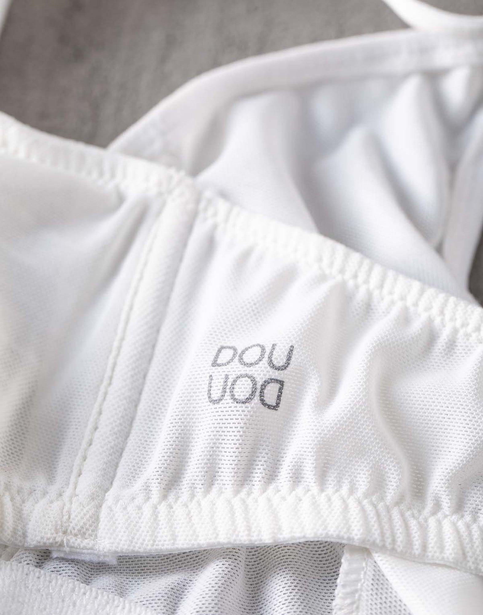 DOUUOD Reggiseno a Triangolo in Tulle Elasticizzato Bianco
