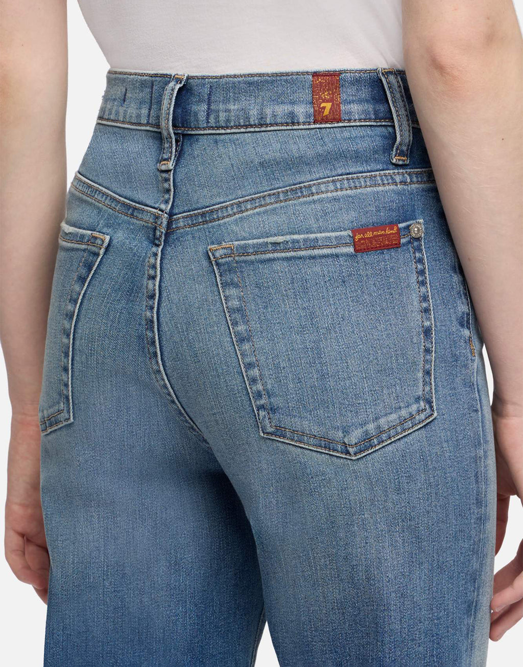 7 FOR ALL MANKIND Jeans Tailorless Modern Dojo Light Blue