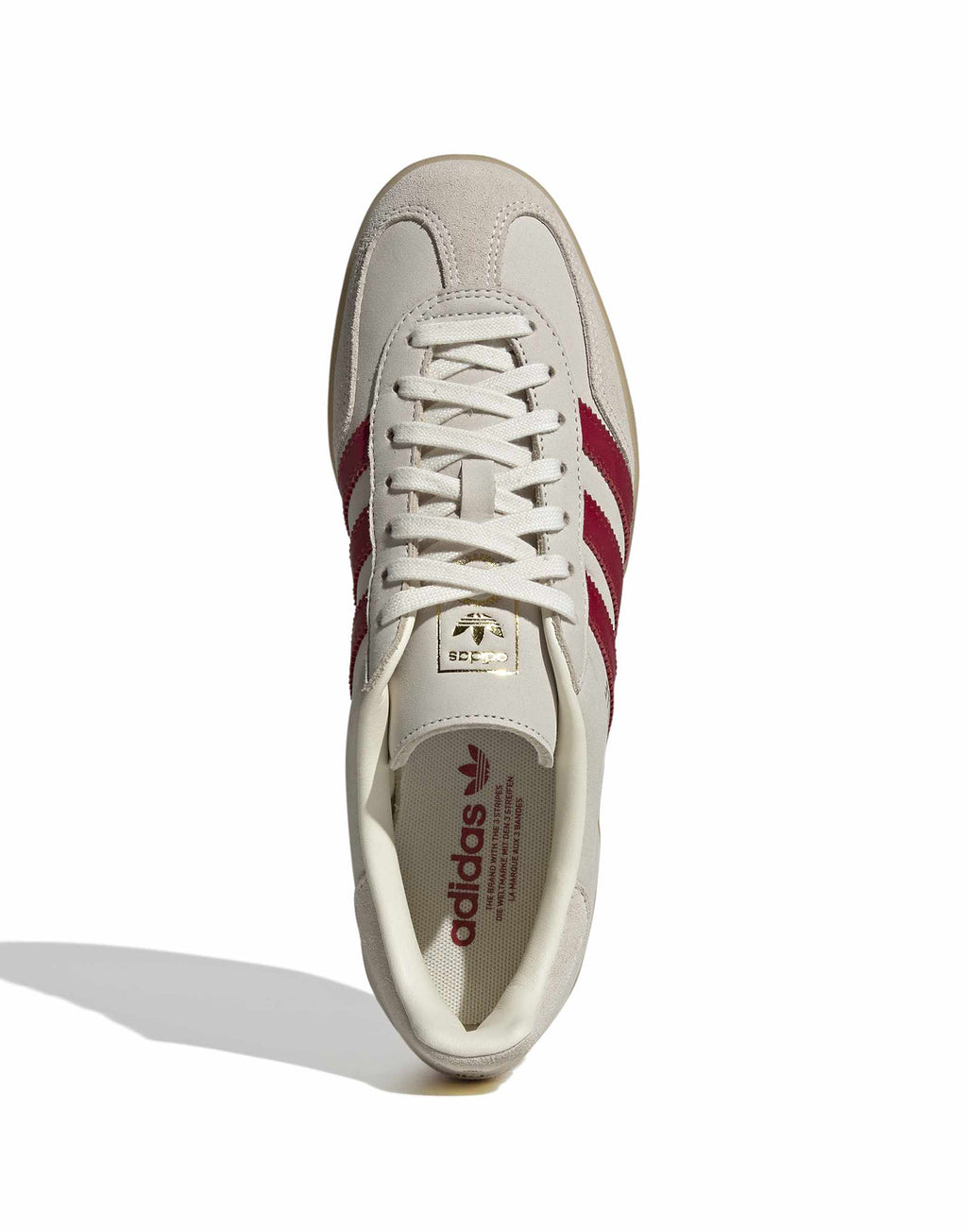 ADIDAS Sneakers Gazelle Indoor Cream White / Team Victory Red / Gum