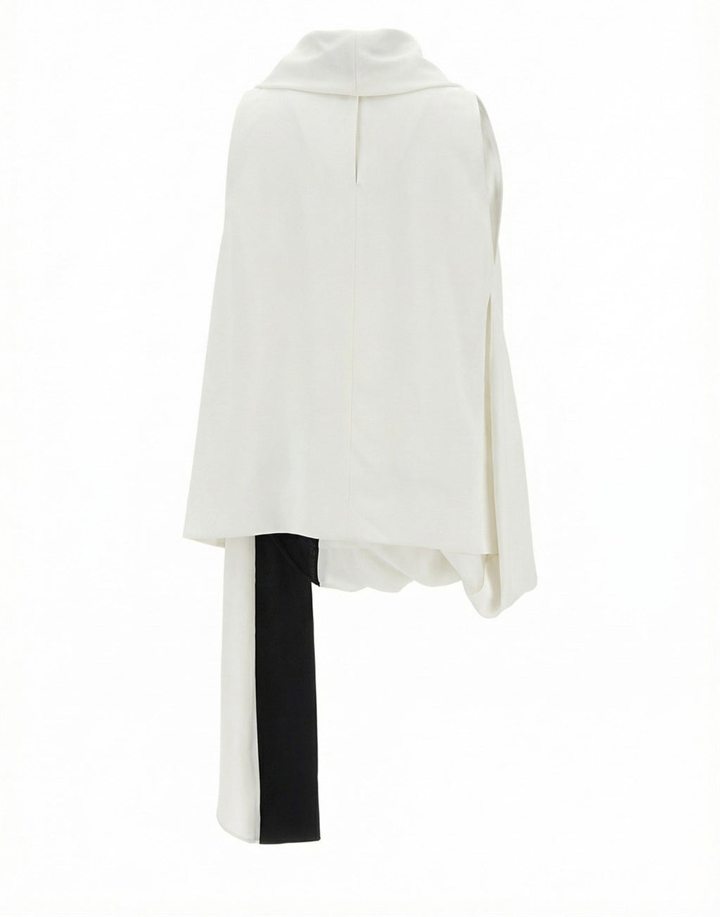 ALBERTA FERRETTI Top in Twill di Viscosa Avorio